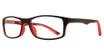 Global Optique Eyeglasses JR46 Black Red