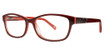Daisy Fuentes Eyeglasses Daisy Fuentes Eugenia Cherry Red/230