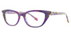Leon Max Eyeglasses Leon Max 4045 Purple Multi/87