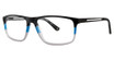 Shaquille O'Neal Eyeglasses Shaquille O'Neal 130Z Black Blue Fade/172