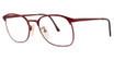 Elan Collection Eyeglasses 43 Burgundy