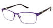 Nicole Miller Eyeglasses Carman Matte Purple/C02