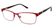 Nicole Miller Eyeglasses Carman Matte Burgundy/C03