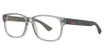 Gucci Eyeglasses GG0011O Grey-Black-Transparent/33K0R245