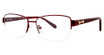 Genevieve Paris Design Eyeglasses Gabriella matte burgundy/wine