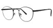 Modern Metals Eyeglasses Around Matte Black