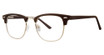 Modern Times Eyeglasses Classic Brown Matte/Gold