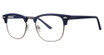 Modern Times Eyeglasses Classic Navy Matte/Gunmetal