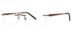 Invincilites By Zyloware® Eyeglasses Invincilites Zeta 109 Brown/183