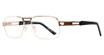Eight to Eighty Eyewear Eyeglasses Twan Gold/Black