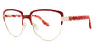 Leon Max Eyeglasses Leon Max 4068 Red/Gold/86