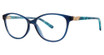 Gloria by Gloria Eyeglasses Gloria By Gloria Vanderbilt 4064 Denim/246