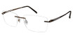 Titanium Eyeglasses CH 10978 BROWN/BR