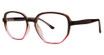 Modern Plastics II Eyeglasses Plaza brown/rose