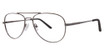 Modern Times Eyeglasses Timely matte gunmetal