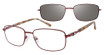 REVOLUTION Eyeglasses MONETT BURGUNDY/BUR