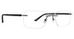 Totally Rimless Eyeglasses Command(298) Black/BLCK