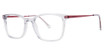 ModZ Eyeglasses Vallejo crystal/red