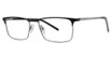 Modz Titanium Eyeglasses Integrity matte black/silver