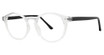 Modern Plastics I Eyeglasses Lunar crystal/black