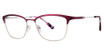 Genevieve Paris Design Eyeglasses Stellar matte plum/silver
