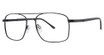 Modern Metals Eyeglasses Chisel black