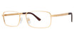 Modern Metals Eyeglasses Writer gold