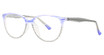 Smilen Eyewear Eyeglasses 3078 Blue Stripe