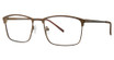 Times Square Eyeglasses Studio Matte Brown