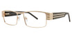 Times Square Eyeglasses Player Matte Gold