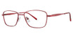 Modern Metals Eyeglasses Dame burgundy