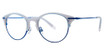 Original Penguin Eyeglasses The Dawson A-Fit Frosted Grey/GR