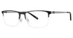Jhane Barnes Eyeglasses Symmetric Black/BK