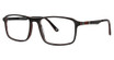 Shaquille O'Neal Eyeglasses Shaquille O'Neal 172Z Blk/Red/239