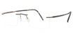 Silhouette Eyeglasses 5540 DR pure black/9040
