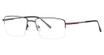 Elan Collection Eyeglasses 3722 Black/Red