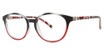 Modern Times Eyeglasses Browse black/burgundy fade