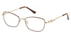Tura Eyeglasses R582 brown/gold/BRN
