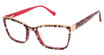 gx by GWEN STEFANI Eyeglasses GX082 glitter leopard print/MUL