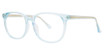 GB+ Eyeglasses Exceptional blue crystal/gold