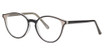 Modern Plastics I Eyeglasses Perform black crystal/ivory
