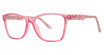Modern Plastics II Eyeglasses Symbolic pink crystal