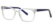 Modern Plastics II Eyeglasses Maintain crystal/navy matte