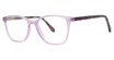 Modern Times Eyeglasses Listen lilac crystal/plum tortoise