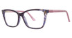 Modern Plastics II Eyeglasses Notice purple