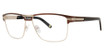 Stacy Adams Eyeglasses SA 1120 BROWN-GOLD