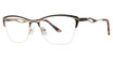 Genevieve Paris Design Eyeglasses Belinda black/gold