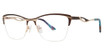Genevieve Paris Design Eyeglasses Belinda brown/gold