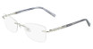 Airlock Eyeglasses AIRLOCK CHARMED 201 SEMI MATTE SILVER/040