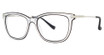 kensie Eyeglasses Ironic Black Edging/BK
